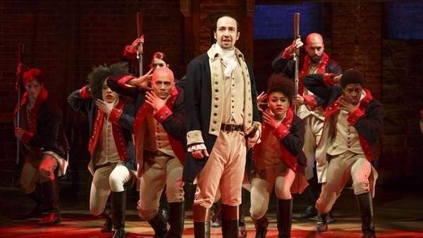 “Hamilton” earned seven acting nominations as well as nominations for scenic design, costumes, lighting design, direction, choreography, orchestrations, best book and best original score. THE PUBLIC THEATER/VIA THE ASSOCIATED PRESS